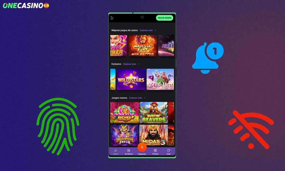 La aplicación One Casino ofrece una amplia gama de funciones