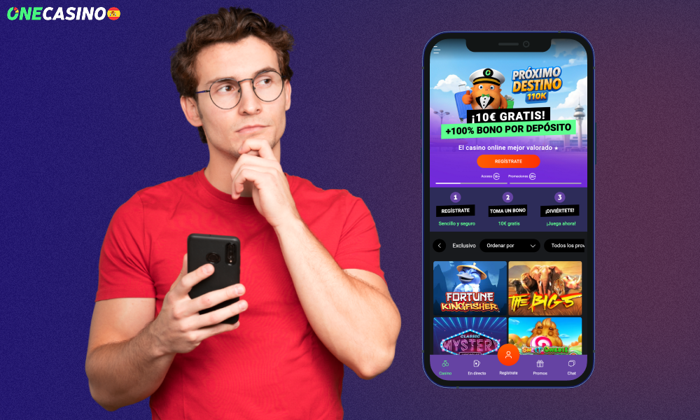 Más información sobre la aplicación móvil de One Casino